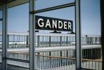 Gander International Airport Signage, Glass, Windows, July 1967, 1960s, TAAV16P03_02