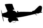 Curtiss JN-4 silhouette, shape