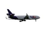 N596FE, McDonnell Douglas MD-11F, FedEx, photo-object, object, cut-out, cutout, CF6-80C2D1F, CF6, TACD01_026F
