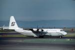 N902SJ, Southern Air Transport SAT, Lockheed, L-100, San Francisco International Airport (SFO)