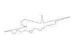 DC-8 outline, Line Drawing, Douglas DC-8-73(F), CFM56-2C, CFM56, TACV01P08_17O