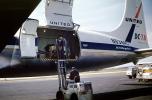 N6344C, Forklift, Douglas DC-7A, Loading, logistics