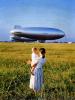 Woman and Child looking at an array of Blimps, TADD01_006
