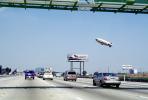 Goodyear Blimp Base Airport, 64CL, Cars, Automobile, Vehicles, Interstate Highway I-405, Carson, California, TADV01P07_11