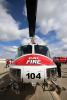 N481DF, Cal Fire UH-1H Super Huey, 104, CDF, Boggs Mtn. Helitack, head-on, Helitack, TAED01_046