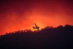C-27, Brush Fire, Solano County, California, Firefighting Airtanker