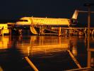 Explus, Sky West Airlines, Rainy evening in Portland, United Airlines UAL, Bombardier CL-600-2C10, N771SK, Twilight, Dusk, Dawn, TAFD01_172