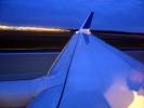 Boeing 737, Twilight, Dusk, Dawn, lone Wing in Flight, TAFD01_212