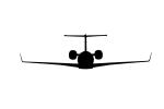 Embraer EMB-145XR (ERJ-145XR) silhouette, logo, shape, TAFD02_118M