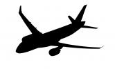 Bombardier CSeries silhouette, shape, logo, TAFD03_130