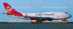 Lady Penelope, G-VFAB, Boeing 747-4Q8, 747-400 series, Virgin Atlantic, CF6, CF6-80C2B1F, Paintography
