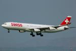 HB-JMB, Airbus A340-313X, Swiss International Airlines, SFO, TAFD04_043