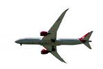 Boeing 787-9 photo-object, cut-out, G-VBEL, Virgin Atlantic Airways