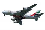 Airbus A380-861 photo-object, cut-out, Emirates, A6-EEU, TAFD04_214F