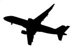 Embraer 175LR silhouette, TAFD04_226M