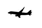 Embraer 175LR silhouette, TAFD04_234M