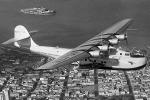 NC14716, Martin M-130, China Clipper flying over San Francisco, 1930's, Air-to-Air, Pan American Airways PAA, TAFV01P10_12B