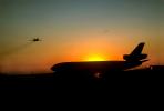 Douglas DC-10 in a Sunset Glow at LAX, TAFV01P15_06