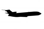 Boeing 727 Mask, silhouette, TAFV02P02_18M