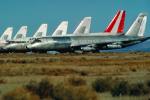 Convair Coronado's Lined Up for Scrap, Mojave Airport MHV, California, USA, TAFV02P06_06B
