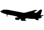 Lockheed, L-1011 silhouette, shape, logo