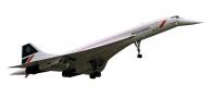 British Airways BAW, photo-object, object, cut-out, cutout, G-BOAC, Concorde SST