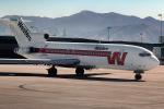 N282WA, Boeing 727-247, Western Airlines WAL, Salt Lake City, Utah, USA, JT8D-15 s3, JT8D, 727-200 series, TAFV04P14_16B