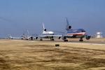 Jets lined up for take-off, American Airlines AAL, Douglas DC-10, TAFV05P11_16B