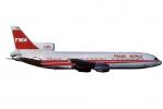 Trans World Airlines TWA, Lockheed L-1011-1, N31032, photo-object, object, cut-out, cutout, RB211, TAFV06P14_04F