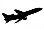 silhouette Lockheed L-1011-1,  B211-22B, RB211, shape, logo, TAFV07P01_05M