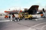 N365AA, DC-7B, 365 Flagship North Carolina, Fuel Truck, American Airlines AAL