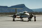 N91YV, Beech 1900C, Mesa Airlines ASH, Grand Junction Colorado Airport, PT6A