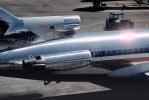N882AA, American Airlines AAL, Boeing 727-223, Phoenix, Arizona, JT8D, JT8D-9A s3, 727-200 series, TAFV09P02_08