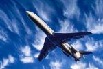 airborne, flight, flying,  Boeing 727
