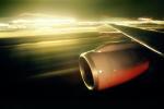Boeing 757, Rolls-Royce RB211 Jet Engine, Pylon, night