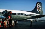 SX-DAP, Douglas DC-6B, R-2800, Olympic Airlines, Passengers, Boarding, 1950s
