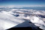 Lone Wing in Flight, Flight, Flying, clouds