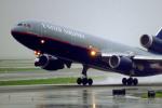 United Airlines UAL, Douglas DC-10, San Francisco International Airport (SFO), rain, inclement weather, wet, TAFV14P03_07B.3958