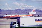 N154SY, Sun Country Airlines, Douglas DC-10-15, Budget Truck Rental, Ground Equipment, TAFV15P03_05