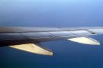 Trailing Edge Right Wing over Southern California, Airbus A320 series, Lone Wing in Flight