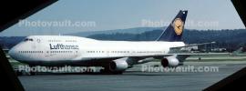 Lufthansa, Boeing 747-400, San Francisco International Airport (SFO)