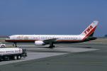 N710TW, Trans World Airlines TWA, Boeing 757-2Q8, San Francisco International Airport (SFO), PW2037, PW2000, May 1999
