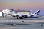 F-GCBB, Boeing 747-228BM, San Francisco International Airport, (SFO), Air France AFR, 747-200 series, CF6-50E2, CF6, TAFV16P11_06B