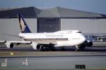 9V-SPE, Boeing 747-412, Singapore Airlines SIA, (SFO), 747-400 series, PW4056, PW4000