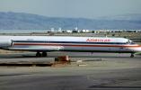 N880RA, American Airlines AAL, McDonnell Douglas MD-83, JT8D, (SFO), JT8D-219