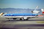PH-KCF, McDonnell Douglas MD-11P, San Francisco International Airport (SFO), KLM Airlines, CF6-80C2D1F, CF6, Annie Romein, TAFV17P05_01
