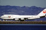 JA8076, Boeing 747-446, San Francisco International Airport (SFO), Japan Airlines JAL, 747-400 series, CF6, CF6-80C2B1F, TAFV17P09_11