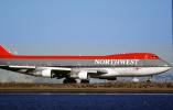 N641NW, Boeing 747-212B, San Francisco International Airport (SFO), Northwest Airlines NWA, 747-200 series, JT9D-7Q, JT9D, TAFV17P09_13