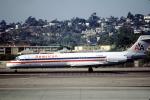 N753RA, McDonnell Douglas MD-87, American Airlines AAL, JT8D-217C, JT8D, San Diego, California