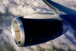 Rolls-Royce RB211 Jet Engine, Boeing 757, Lone Wing in Flight, TAFV18P15_14B